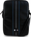 Bmw Carbon Blue Stripes 8" plan&scaron;etinio kompiuterio dėklas, juodas