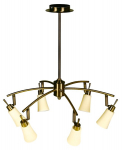 Lubų lempa Candellux Kroton 36-87044 6x40W G9, patinos apdaila