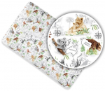 Paklodė su guma medvilnė MyBaby, 140x70