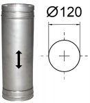 Teleskopinis kamino vamzdis. L-310 mm. D-120 mm.