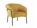 Fotelis Signal Meble Clover Brego, geltonas