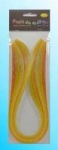 Kvilingo juostelės 5mmx50cm geltonos 100vnt - Hobby Gallery