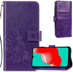 Dėklas Flower Book Samsung A165 A16 4G/A166 A16 5G violetinis