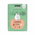 Sauskelnės Moomin Baby 6 (12-24 kg), 34 vnt.