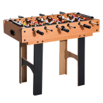 2-in-1 stalo futbolas, daugiafunkcinis stalas 4 in 1, kompakti&scaron;kas, su žaidimo priedais, 92 x 78 x 80 cm