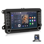 Android 15 automobilių radijas Junsun vw golf 5 6 passat polo touran skoda gps navi + fotoaparatas