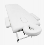 Masažinis stalas Fluxar MS-041, balta, 2 segmentų