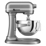 KitchenAid Pastatomas Plakiklis Su Pakeliamu Dubeniu, Contour Silver 5KSM55SXXECU