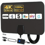 1.0 Digitalinė TV Antena Su Signalų Sustiprinimu