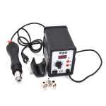 Kar&scaron;to oro litavimo stotis 700 W, 858D litavimas kar&scaron;tu oru, kar&scaron;to oro litavimo stoties LED skaitmeninis ekranas 100&ndash;480 &deg;C, kar&scaron;to oro perdirbimo stotis su 3 antgaliais BGA, SOIC, CHIP, QFP, PLCC