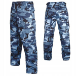 Karinės kovinės kelnės Mil-Tec BDU Ranger, Sky Blue