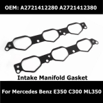 A2721412280 A2721412380 1 poros įsiurbimo kolektoriaus oro sklendės tarpiklių remonto komplektas, skirtas Mercedes Benz E350 C300 ML350 C280 GLK350 SLK350