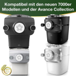 Mano makaronų priedai makaronų gaminimo aparatams, makaronų diskas, tinkamas Philips Pasta Maker Avance, Matrix makaronų diskas naminiams makaronams, Rigati (&scaron;irdelės formos)