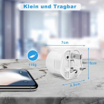 2 vnt. kelioninių adapterių rinkinys uk adapteris anglijos vokietijos ki&scaron;tukas, kelioninis g tipo ki&scaron;tukas, kelioninis adapteris uk, ki&scaron;tukinis adapteris anglija i&scaron; es į Angliją/&scaron;kotiją/airiją/dubajų/maldyvus