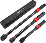 Haskyy Sukimo momento raktų rinkinys 1/4" 3/8" 1/2" 5-350 Nm