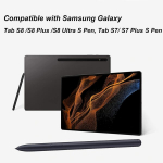 Dakexiong Galaxy Tab S8 Stylus Pen pakaitinis ra&scaron;iklis (su Bluetooth) skirtas Samsung Galaxy Tab S8/s8 Plus/s8 Ultra (ej-pt870bjeguj) S Pen Stylus S Pen Black (dk_tabs8_bi_lanya_hei)