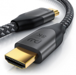 Csl - 8k hdmi kabelis 2.1 1.5 m - 8k @ 120hz 4k @ 240hz su dsc - hdmi 2.1 2.0a 2.0b - 3d - didelės spartos ethernet - hdtv - uhd ii - dynamic hdr-10+ - earc - kintamas atnaujinimo dažnis vrr - dolby vision