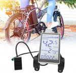 Keenso elektrinio dviračio lcd matuoklis, elektrinis dviratis, e-dviratis, 5 kontaktų 24v 36v 48v 60v universalus e-paspirtuko m5 lcd ekranas, skirtas 31.8 22.2mm elektriniams dviračiams