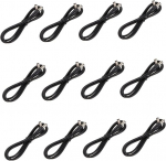Supvox 12 x gitaros maitinimo kabelių pedalų maitinimo skirstytuvas efektų pedalams maitinimo kabelis maitinimo kabelis pedalų plok&scaron;tėms gitaros dalys elektrinės gitaros pedalas gitaros laidas plastikinis dc
