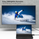 Benfei Displayport į Vga kabelis 4.5m, 1080p, paauksuotas
