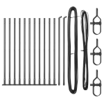 Lentjuostės su Pagrindinėmis Plok&scaron;tėmis 13 vnt &Oslash;32mm 70cm Cinkuotas Plienas