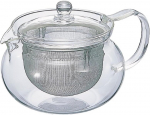Hario Chjmn-70t 700 ml stiklinis arbatinukas Chacha Kyusu Maru, 1 dalis