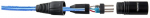 Mikrofono kabelis Pronomic Xfxm-blue-5, Xlr, mėlynas metalikas, 5 m