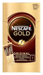 Nescaf&eacute; gold original gėrimo miltelių lazdelės, tirpi pupelių kava, tirpi kava i&scaron; puikių kavos pupelių, su kofeinu, pakuotė 10 vnt. (10 x 10 lazdelių po 2 g)