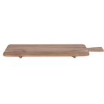 Maxi apatinimo lenta - LIVOO - MES151 - Akacijos medis FSC - 75 x 19,5 cm - Mediniai kojelės