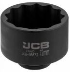 Jcb 3/4" 72mm 12-kampė smūginė galvutė Cr-mo
