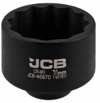 Jcb 3/4" 12-kampė smūginė mova 70 mm