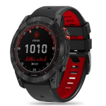 Tech-Protect watch strap IconBand Pro Garmin fenix 3/5X/3HR/5X Plus/6X/6X Pro/7X, black/red