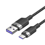 USB 2.0 A į USB-C 6A Android, Greitas įkrovimas, 2 m