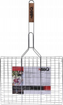 Grilio grotelės Koopman BBQ Collection, 40x30 cm, rudos/sidabrinės spalvos