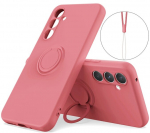 &bdquo;Ring&ldquo; Kickstand (TPU) dėklas - raudonas (Galaxy A55)