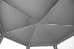 Sodo prekybos paviljono palapinė 2x2x2 m su tinkleliu nuo uodų pilka MultiGarden