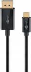 Kabel USB-C&trade; do DisplayPort&trade; 4K @ 60 Hz, 2 m, czarny - Długość kabla 2 m