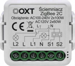 Oxt Mini Valdiklis 2 Kanalų Zigbee Tuya Smart Life