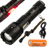 Taktinis žibintuvėlis Bailong Cree LED XHP160 COB Power