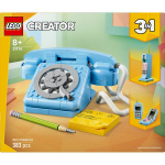 LEGO Creator 3-en-1 31174 Retro Telefono Rinkinys - Statybų Žaidimas nuo 8 metų