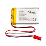 Li-Po LP503448 Akyga AKY0559 3,7 V / 800 mAh PCM akumuliatorius JST 2 kontaktų jungtis 150 mm