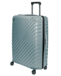 Didelis lagaminas SwissBags Diamond cut 76 cm metallic blue