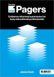 Teaching One-Pagers: Evidence-informed summaries for busy educational professionals, Teaching One-Pagers: Evidence-informed summaries for busy educational professionals