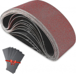 &Scaron;lifavimo juostos 75 X 457 MM &scaron;lifavimo juostos - mi&scaron;rus &scaron;lifavimo juostų rinkinys (2 X grūdėtumas 60/80/120/180/240), skirtas juostiniams &scaron;lifuokliams (10 dalių)