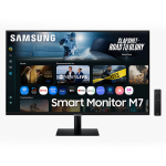 "Samsungo monitorius Smart M7 M70F 32" UHD 4K juodas su žaidimų centru ir darbo vieta USB-C"