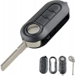 3 mygtukų automobilio raktų dangtelis, skirtas Fiat 500, Peugeot Citroen Brava Bravo Evo Grande Doblo Ducato Panda nuotolinio valdymo raktų dangteliui