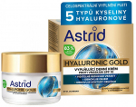 Dieninis kremas Astrid Hyaluronic Gold nuo rauk&scaron;lių SPF10 stangrinamasis ir drėkinamasis