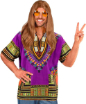 Gyvybinga violetinė Dashiki kostiumas vyrams - I&scaron;siskirk stiliaus!