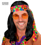 Groovy Hippie Perukas su Ry&scaron;kiu Juostu &ndash; Įsikūnijkite 60-ųjų Vibą!