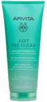 Valomasis gelis APIVITA Just Bee Clear giliai valantis, riebiai ir į aknę linkusiai odai 200 ml